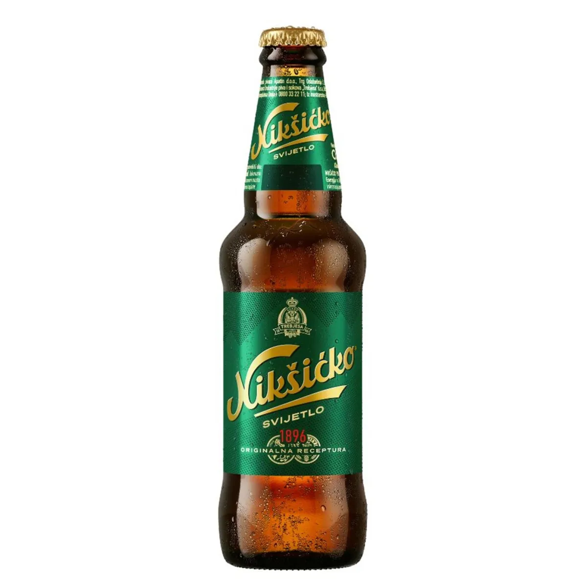 Pivo svetlo Niksicko OWB flasa 0,33l
