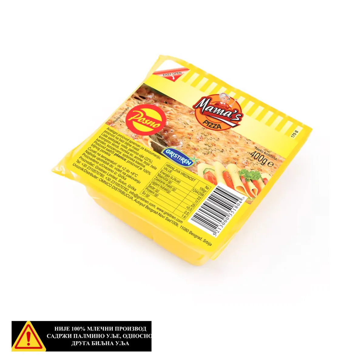 Pizza block Mama s Gristiren 400g