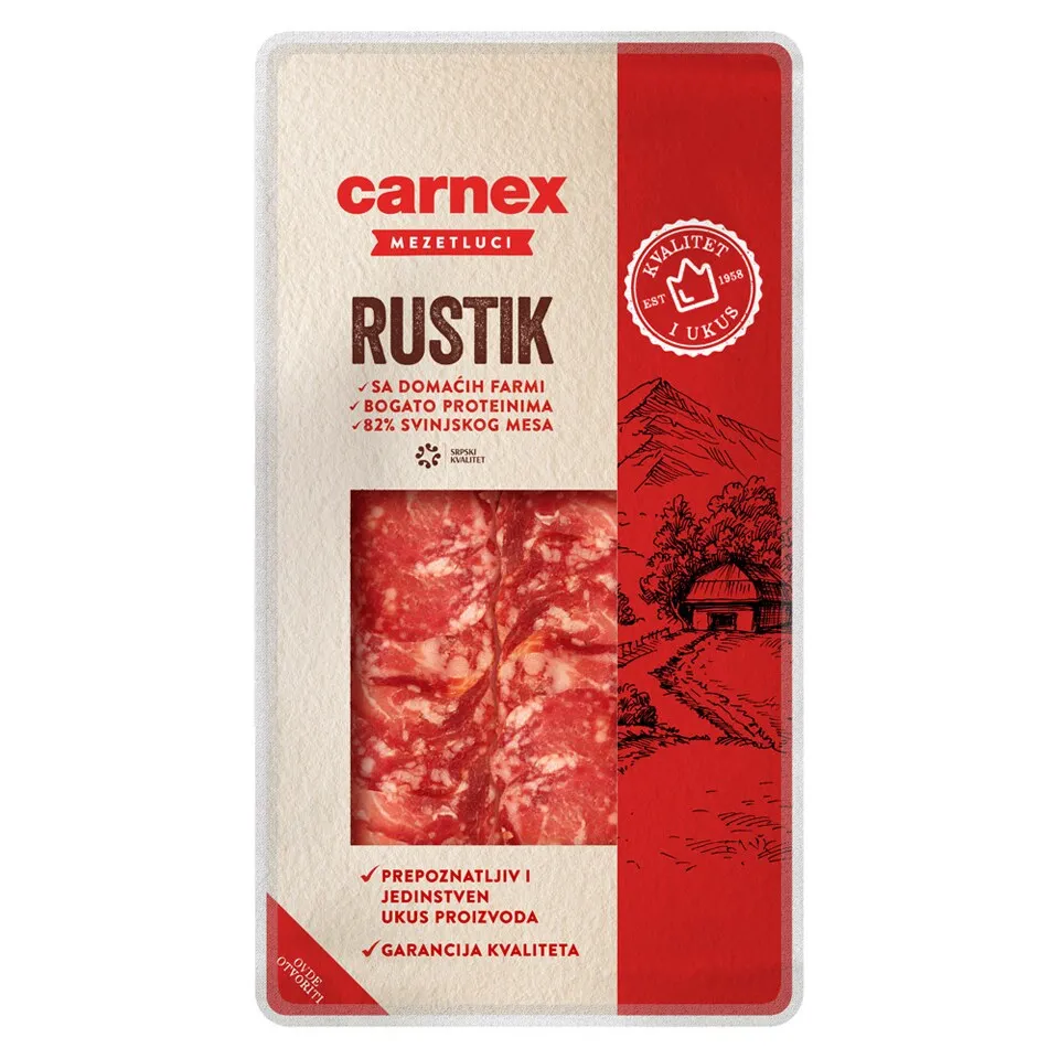 Rustik slice Carnex 100g