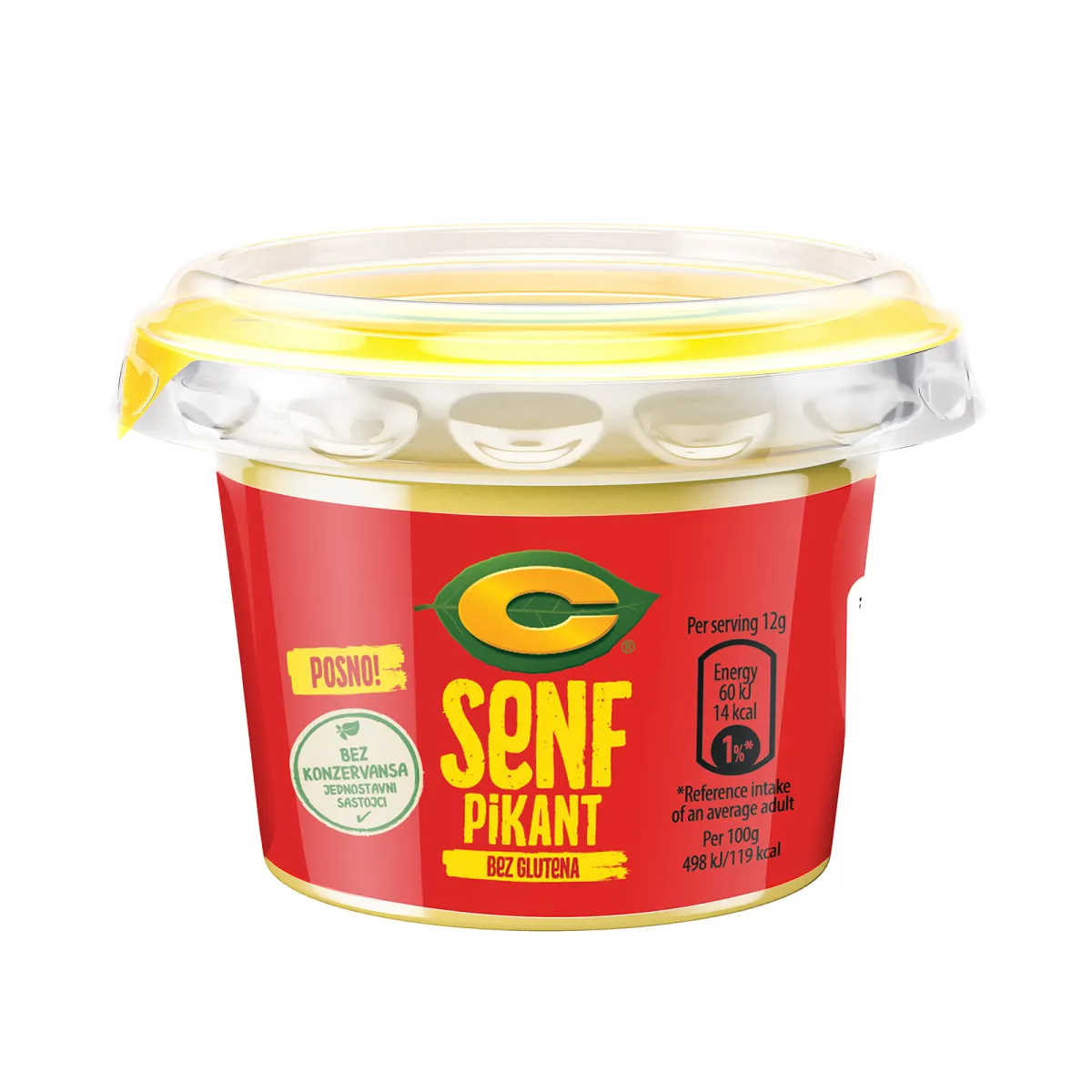 Senf C pikant PVC 100g