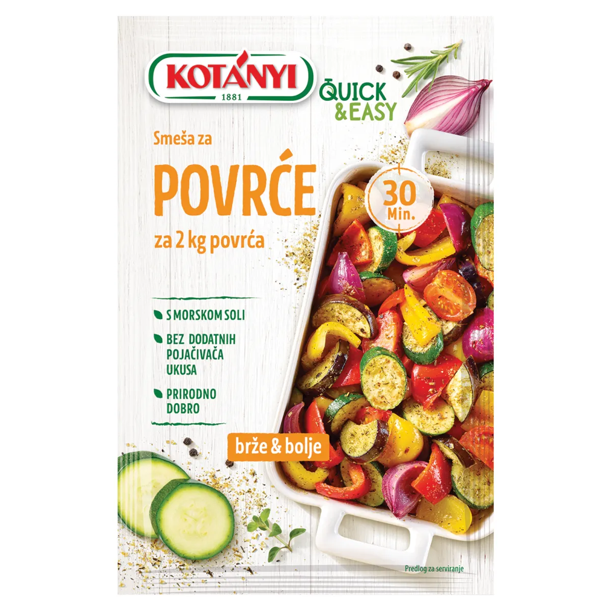 Smesa zacina za pov.Quick&Easy Kotany35g