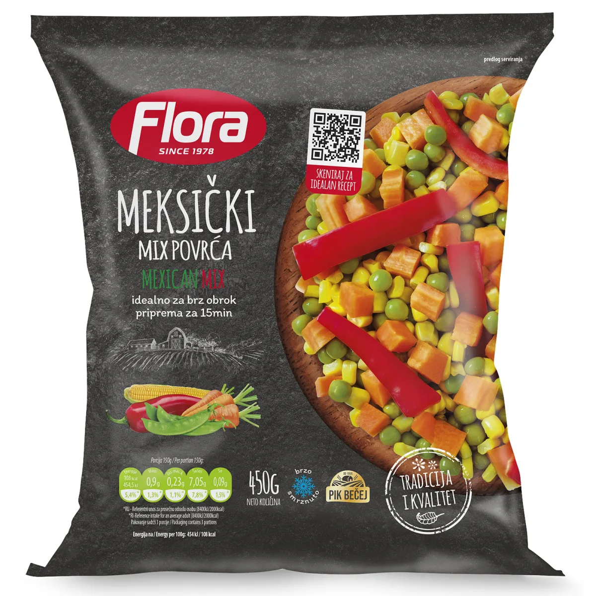 Smrz.mesano povr.za meksicku salatu 450g