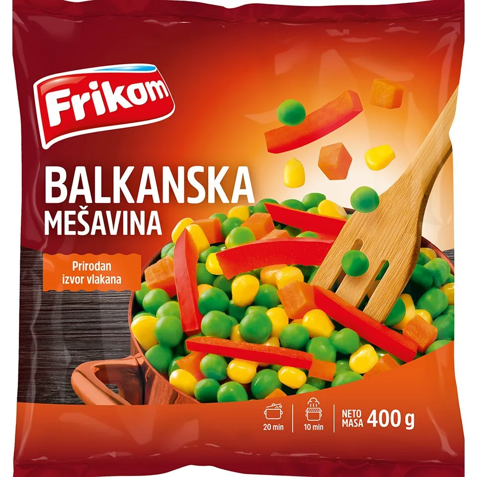 Smrznuta balkanska mesavina Frikom 400g