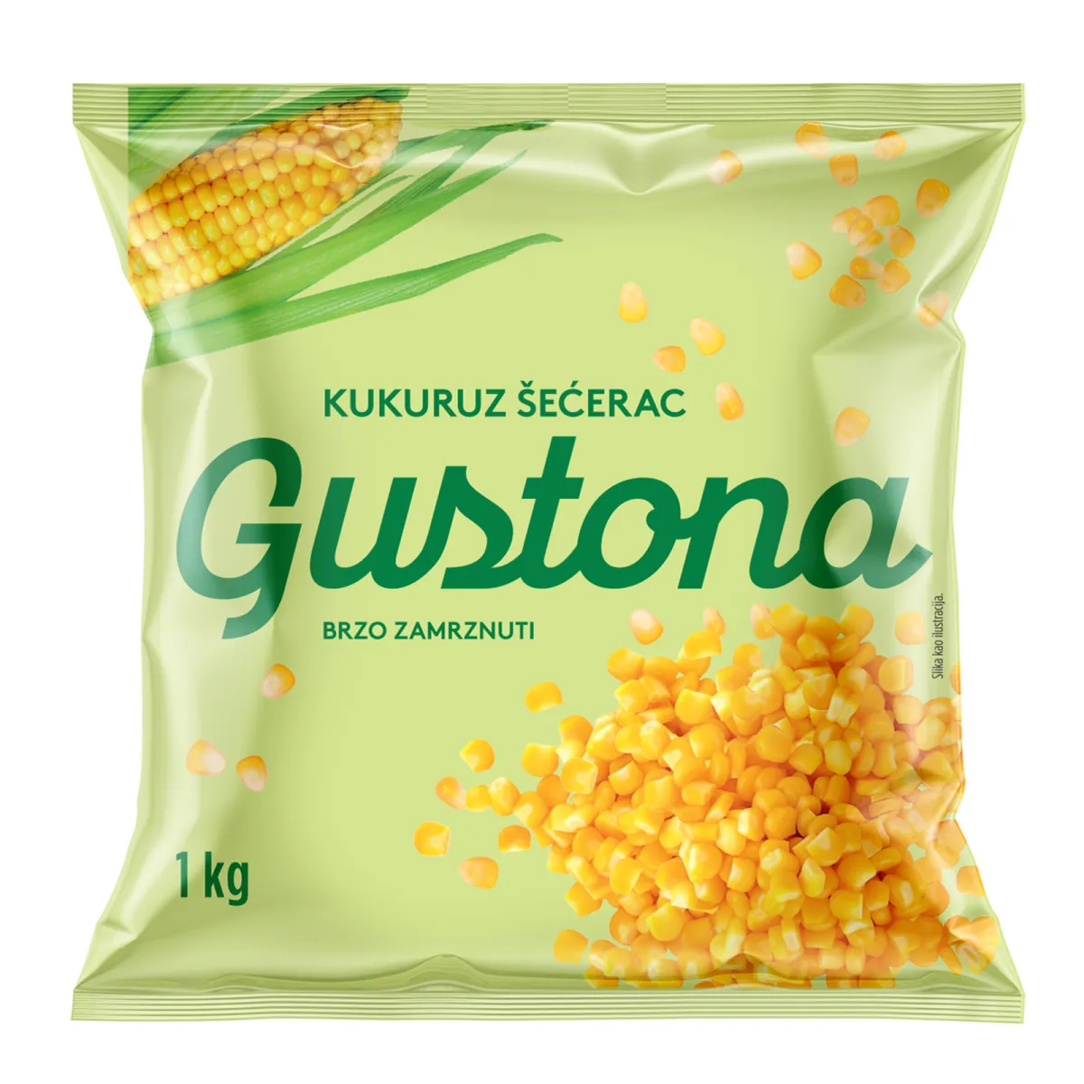 Smrznuti  Kukuruz .secerac Gustona1kg