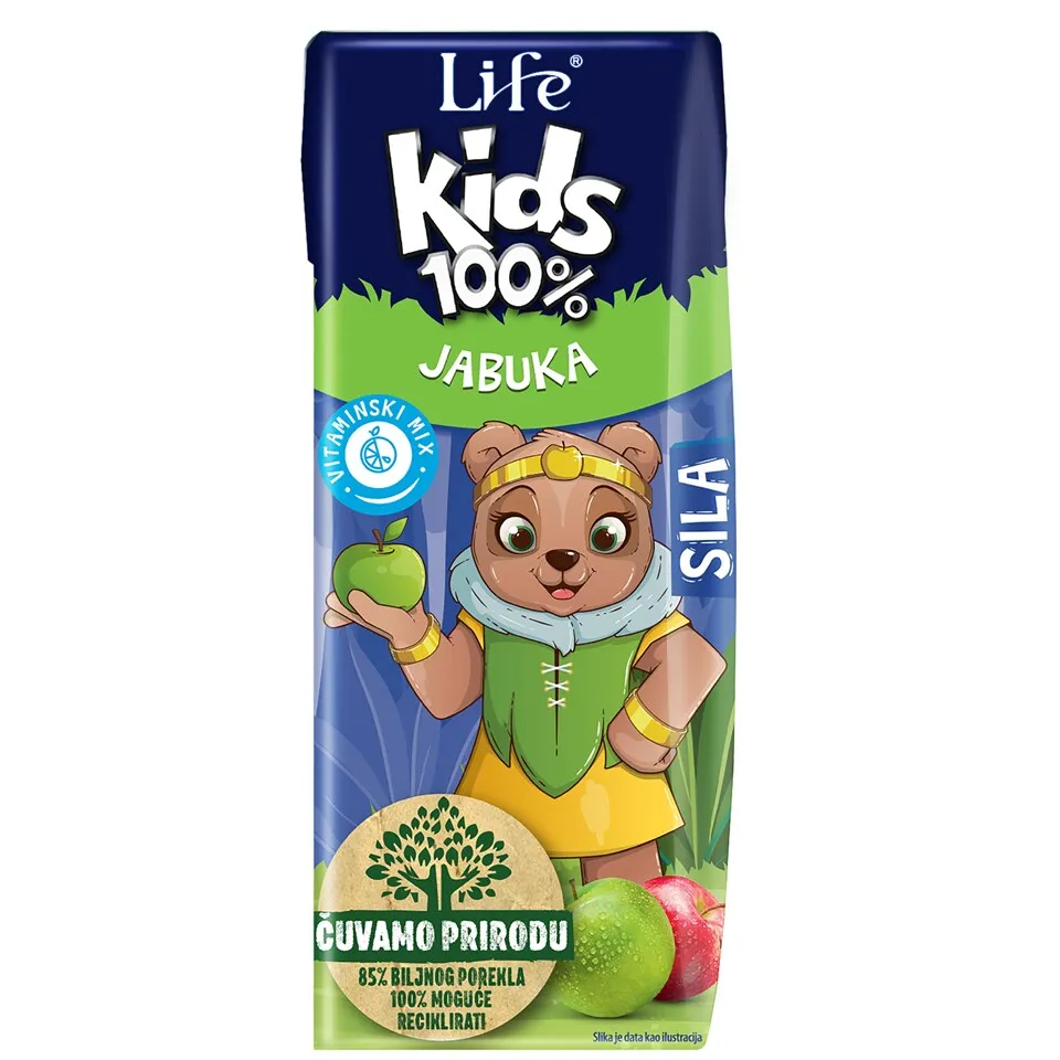Sok jabuka Nectar kids 100% 0,2l