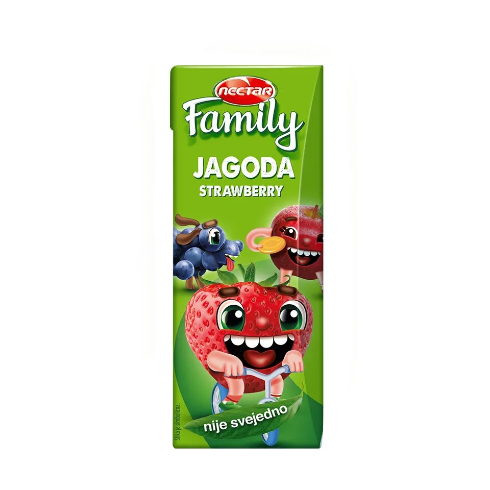 Sok jagoda Family Nectar 0,2l