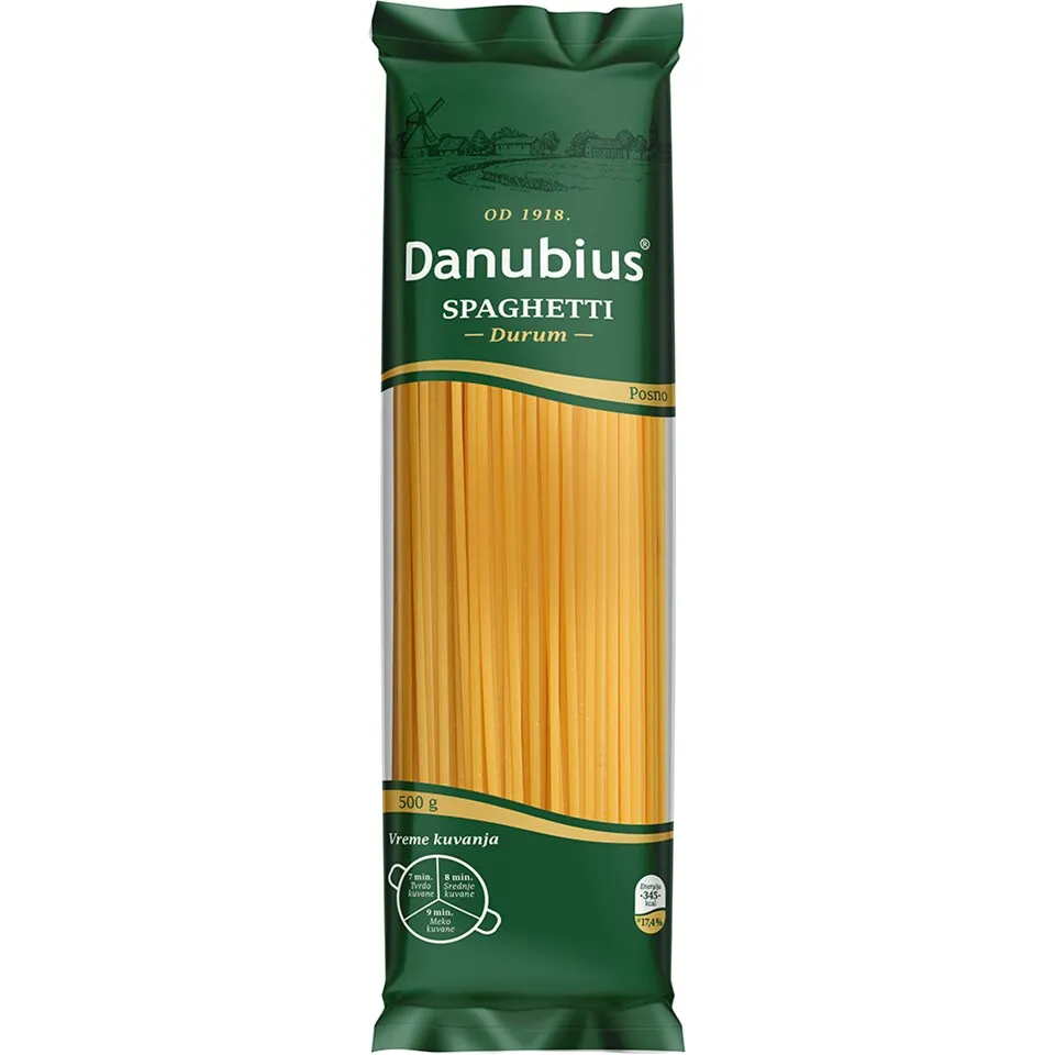 Spagete Durum Danubius 500g