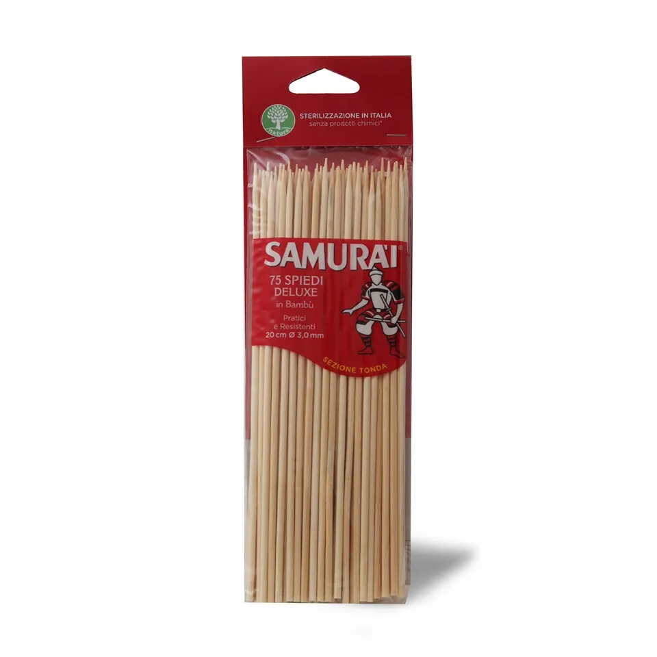 Stapici za raznjice 20cm Samurai 75kom