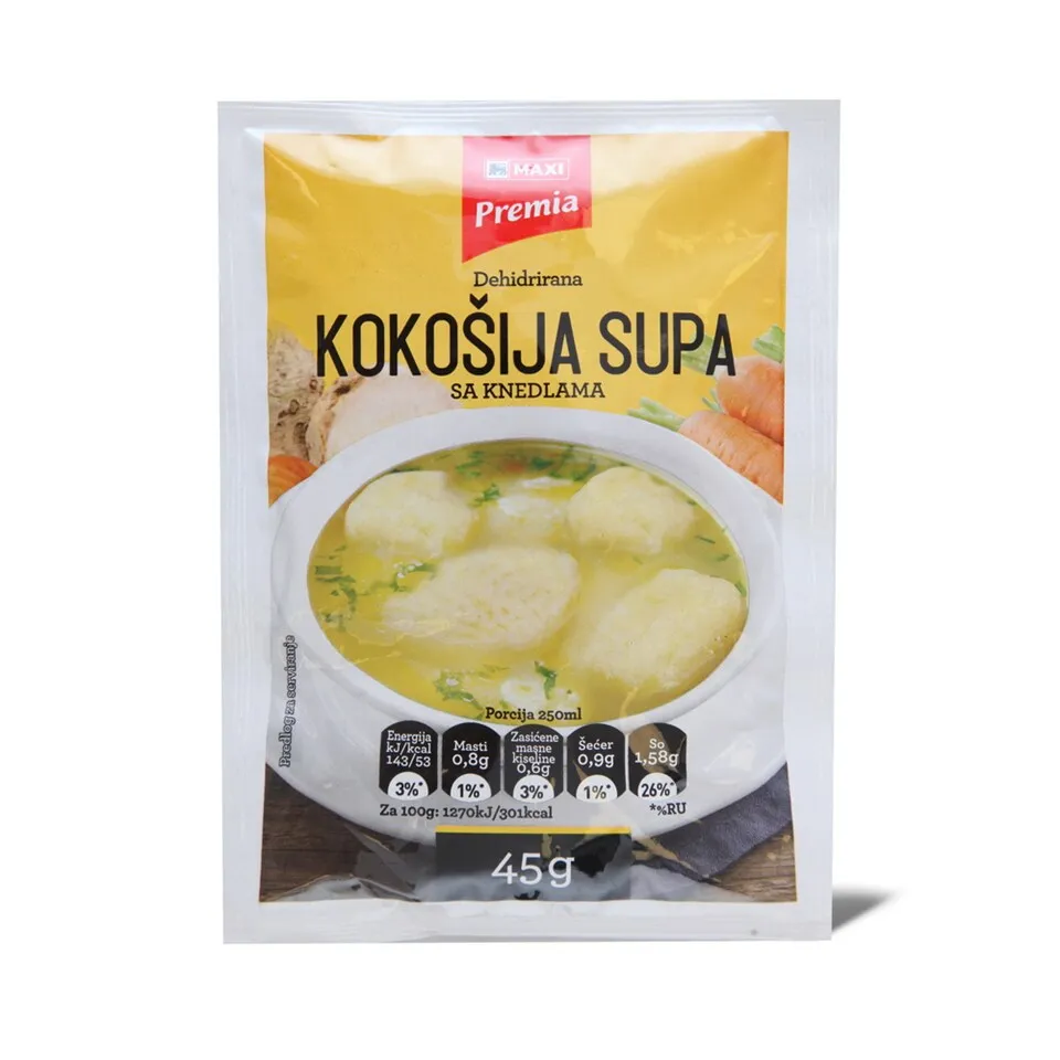 Supa kokosija sa knedlama Premia 45g