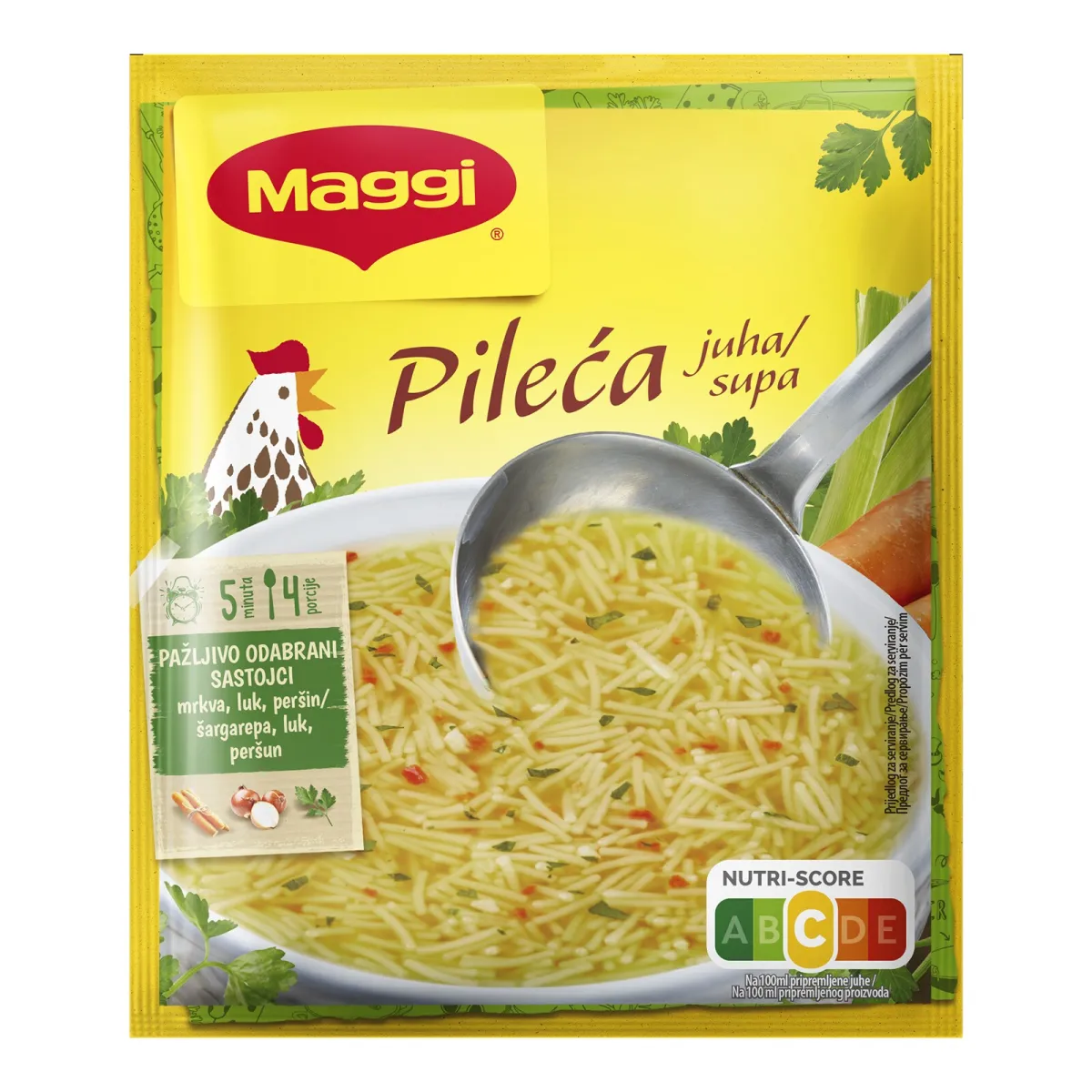 Supa pileca sa rezancima Maggi 50g