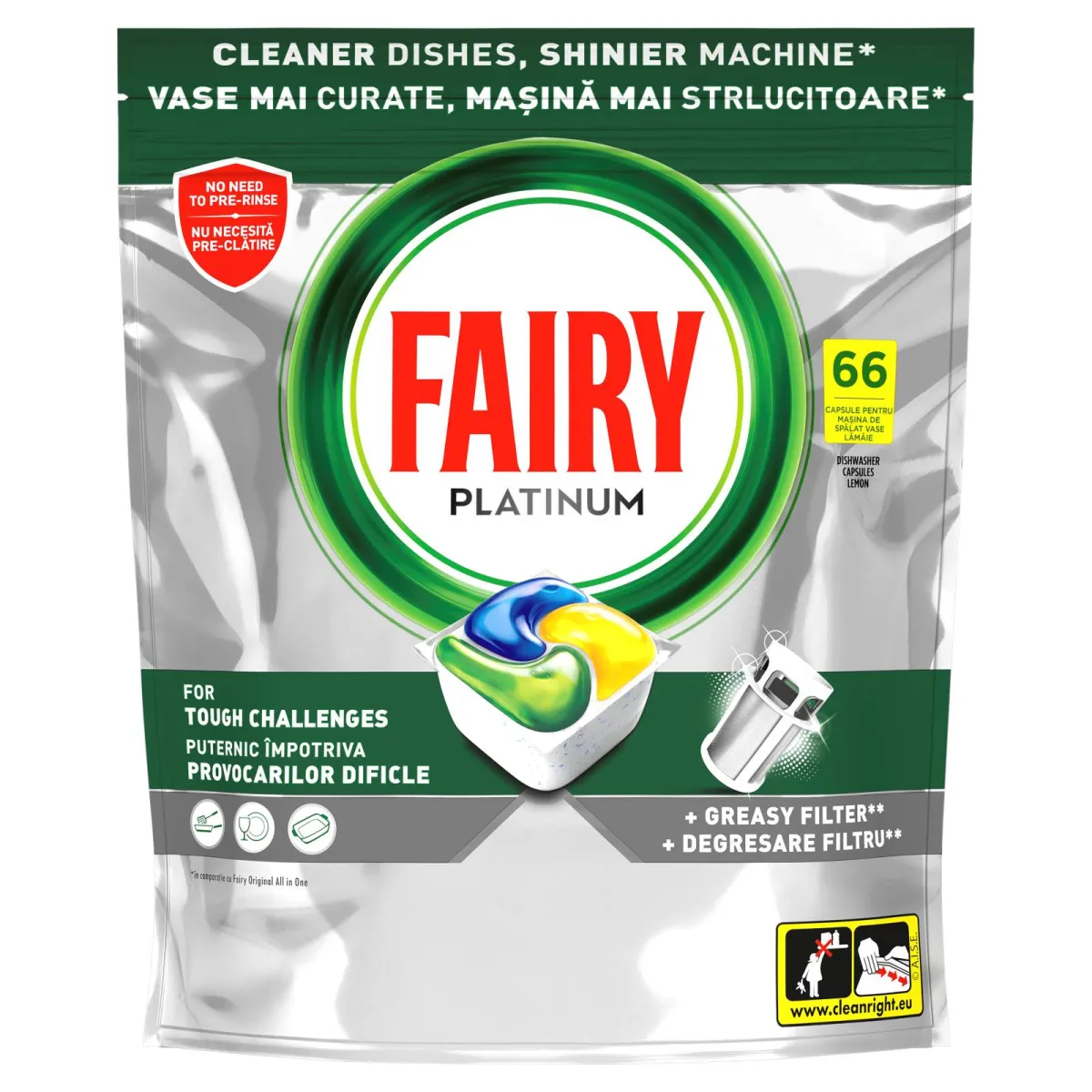 Tablete sud. Fairy Platinum 66kom