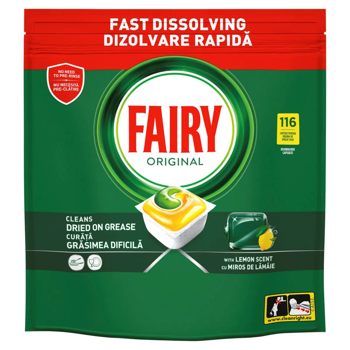 Tablete za sud.Fairy All in one 116kom