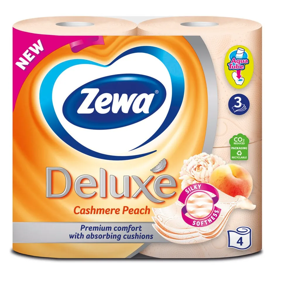 Toalet papir Zewa Deluxe Peach 3sl 4/1