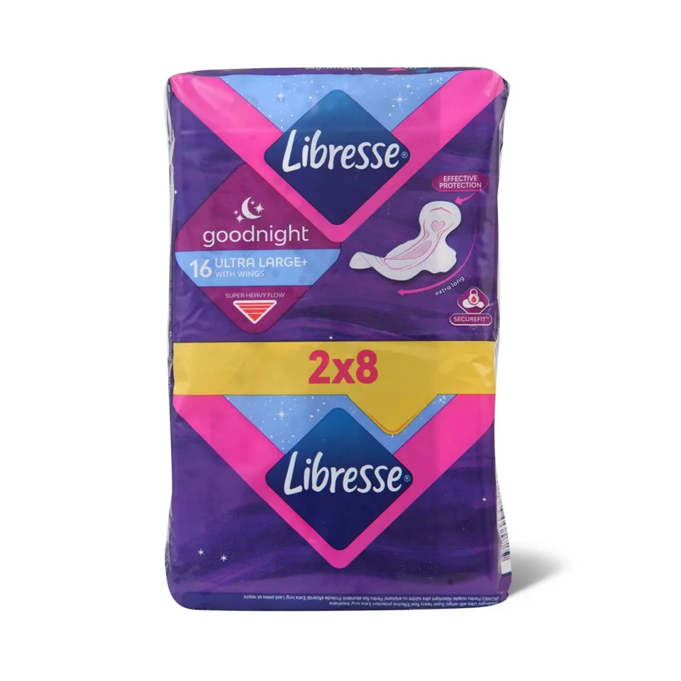 Ulosci Libresse Ultra Goodnight 16kom