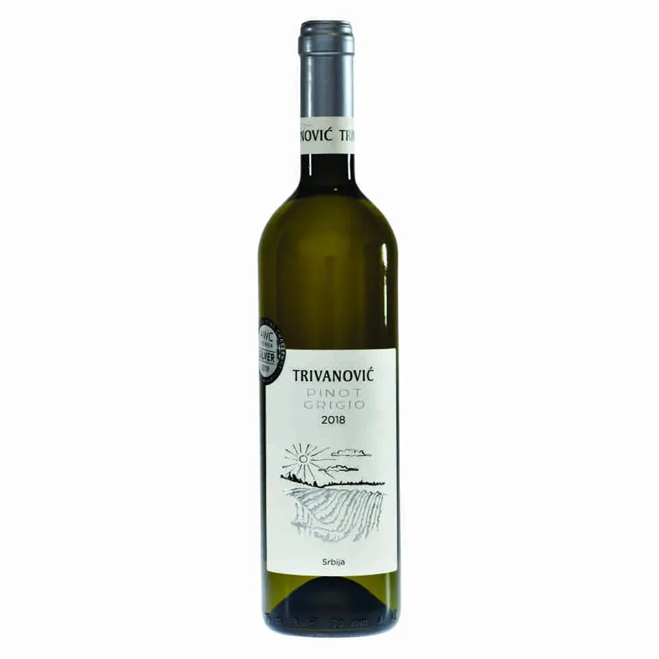 Vino belo Pinot Grigio Trivanovic 0.75l