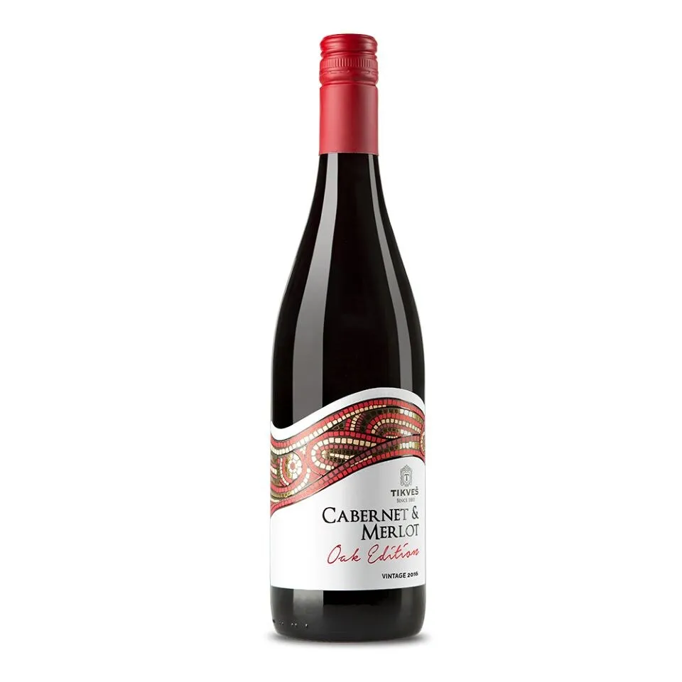 Vino Cabernet&Merlot OAK Tikves 0,75l