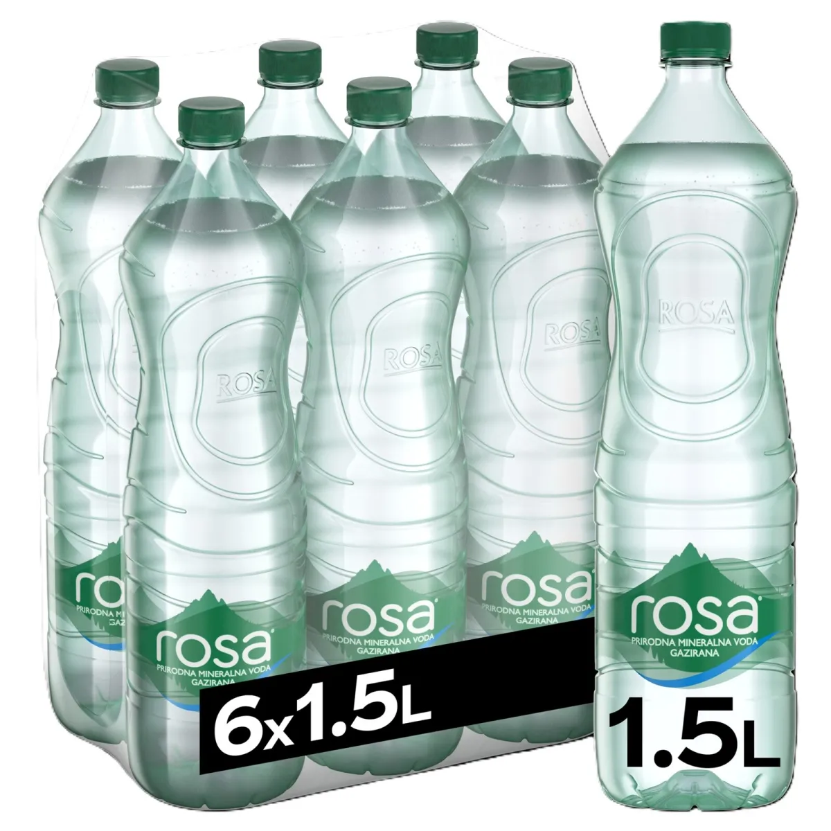 Voda gazirana Rosa PET1,5lx6-paket