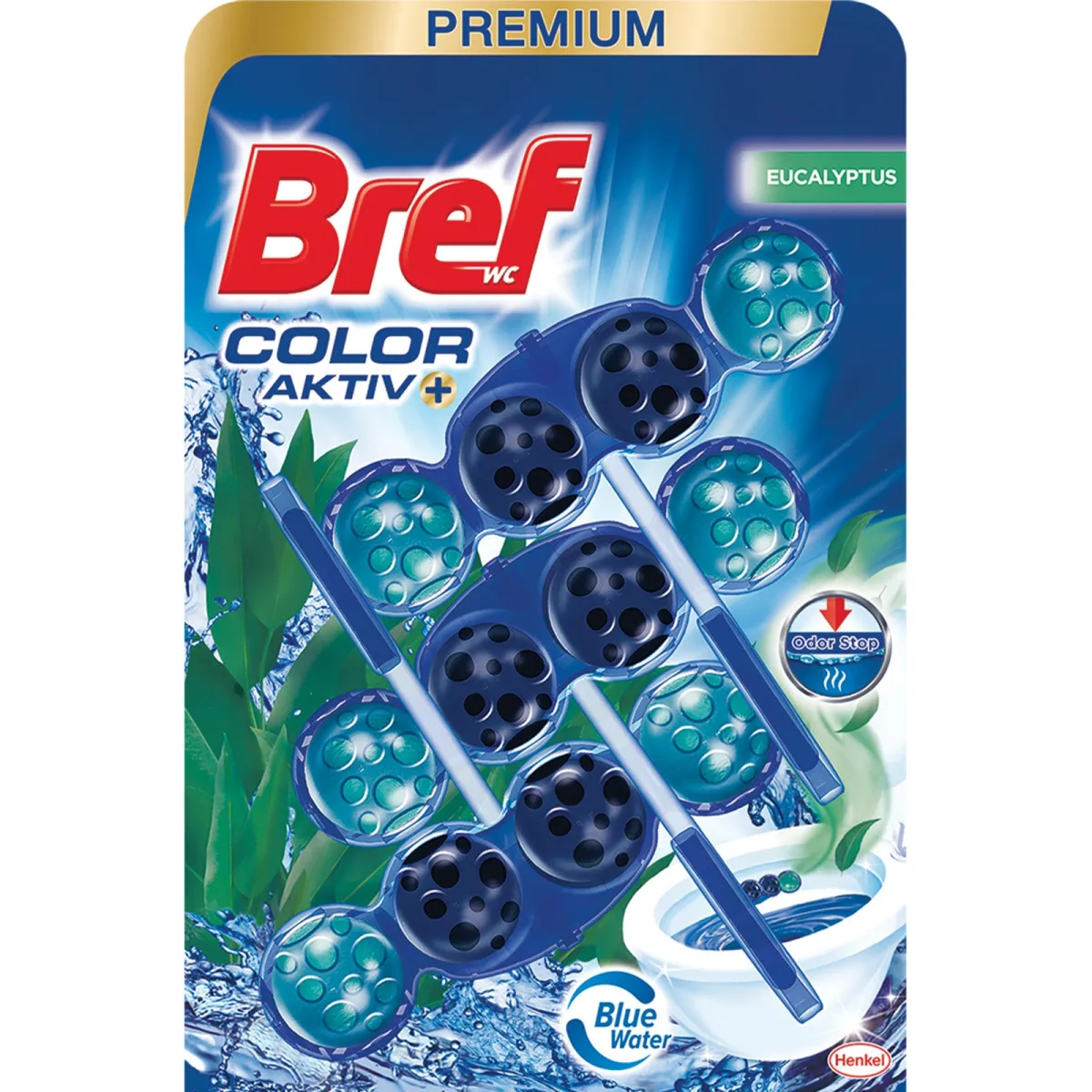 WC osv.Bref  Blue active Euc.3x50g