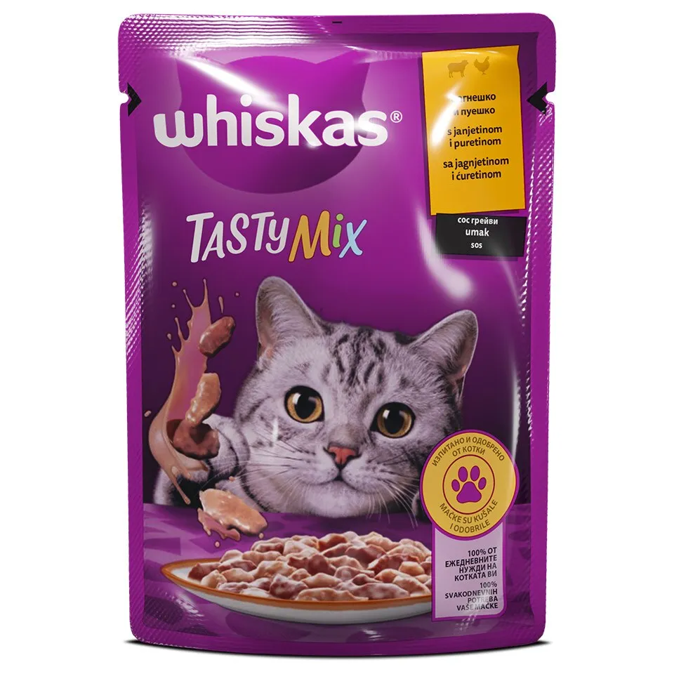 Whiskas TM jagnje.&curetina u sosu 85g