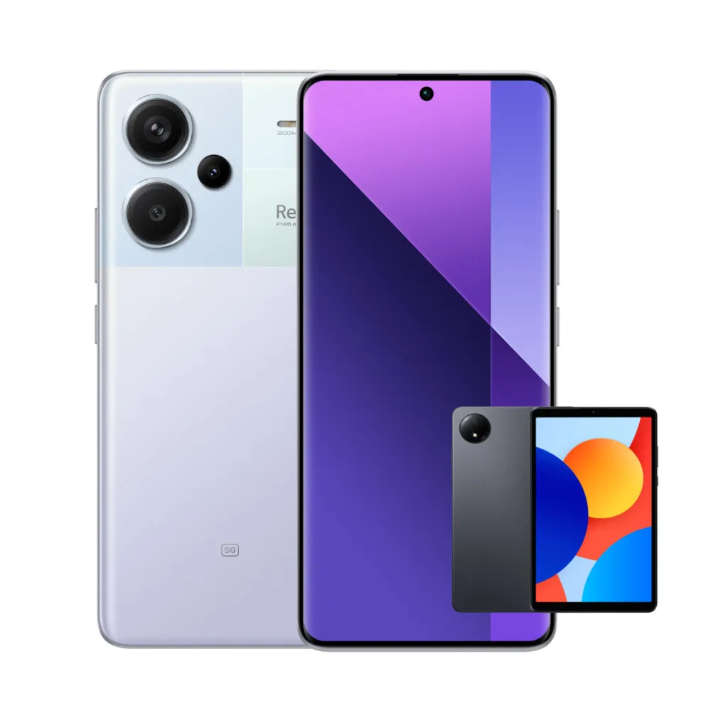 Redmi Note 13 Pro+ 5G 12/512GB (ljubičasta) + Redmi Pad SE 8.7 4/64GB (siva)