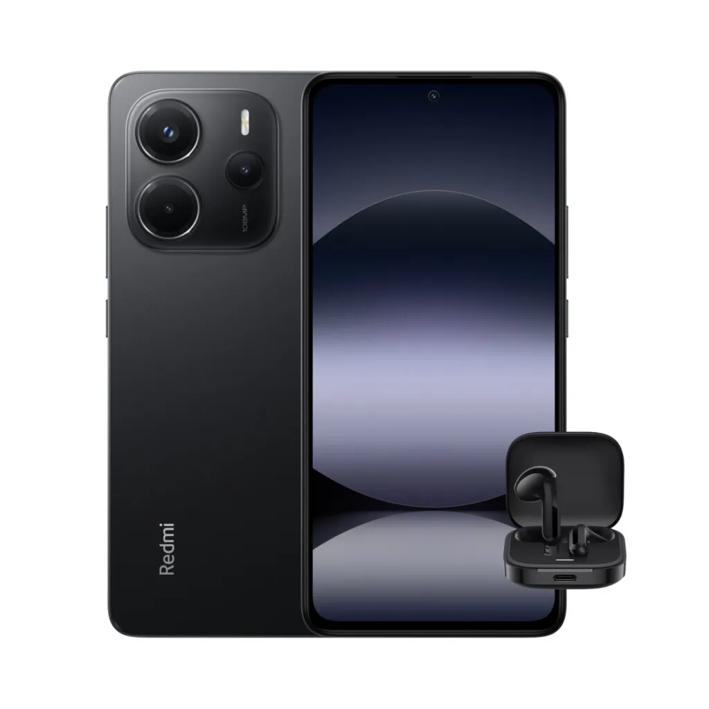 Redmi Note 14 6/128GB (crna) + Redmi Buds 6 Active (crna)