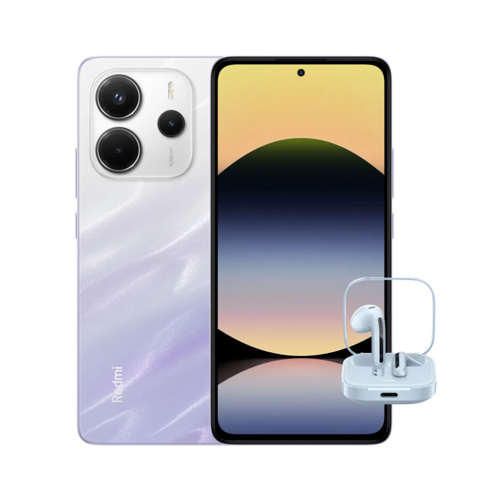 Redmi Note 14 6/128GB (ljubičasta) + Redmi Buds 6 Active (plava)