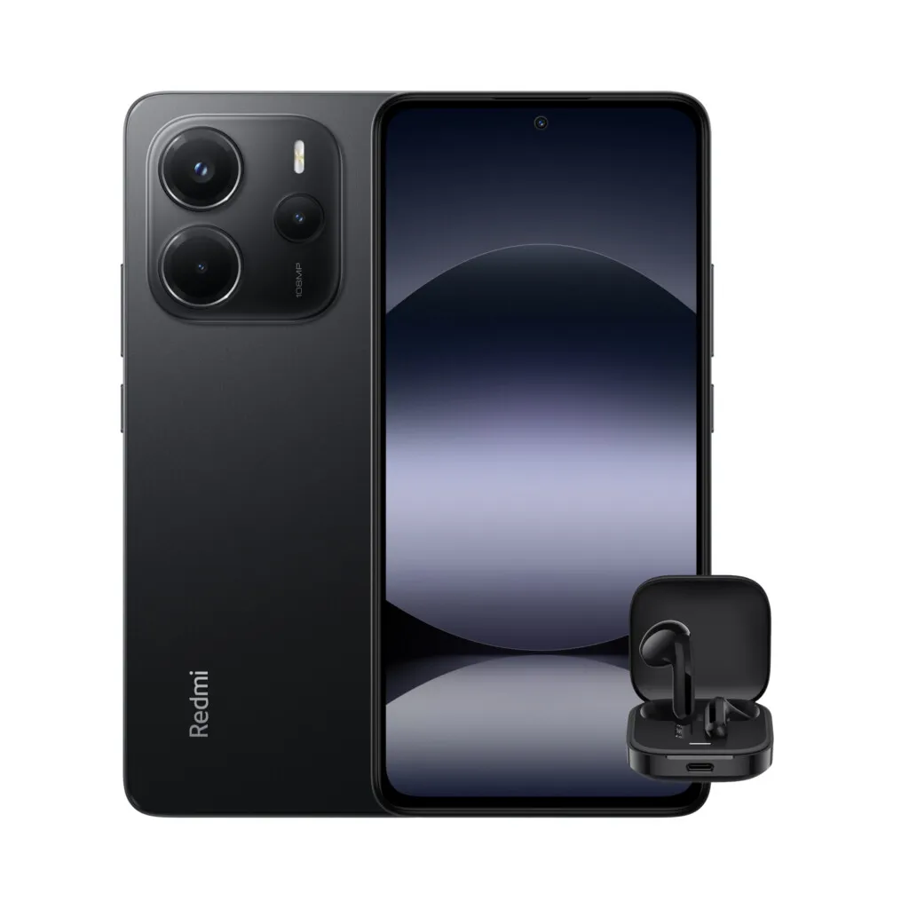 Redmi Note 14 8/256GB (crna) + Redmi Buds 6 Active (crna)