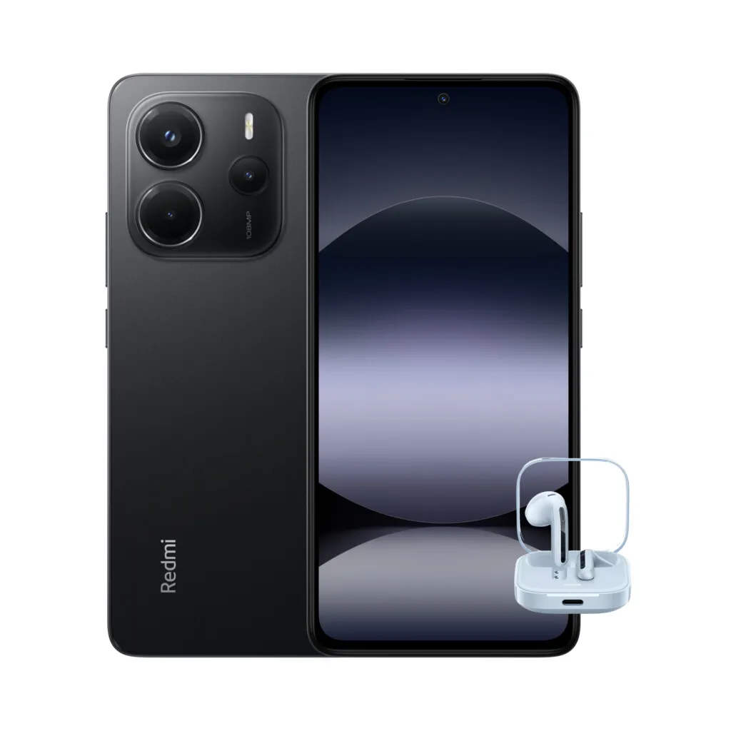Redmi Note 14 8/256GB (crna) + Redmi Buds 6 Active (plava)