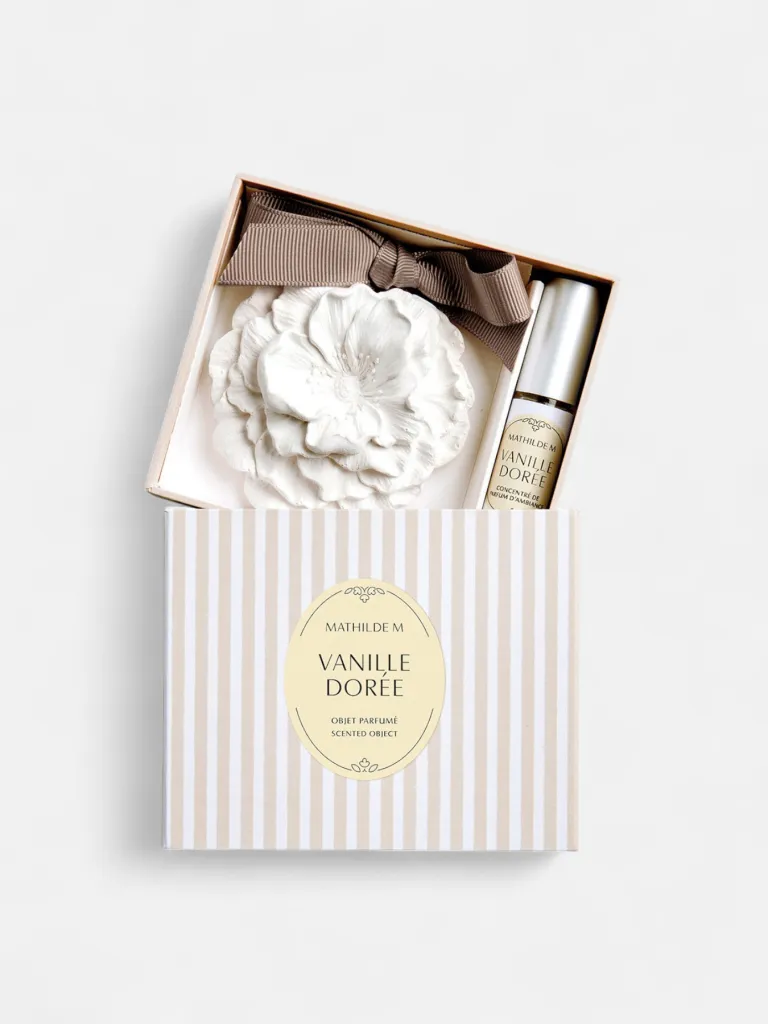 set - dekorativna figura i koncentrat parfema u spreju 4 ml - Vanille Dorée