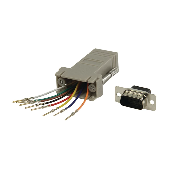 Adapter D-Sub 09 M - RJ45 F