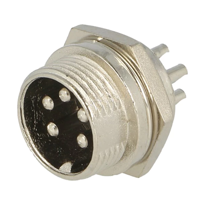 Mikrofonski konektor GX16, 5-pol M ugradni