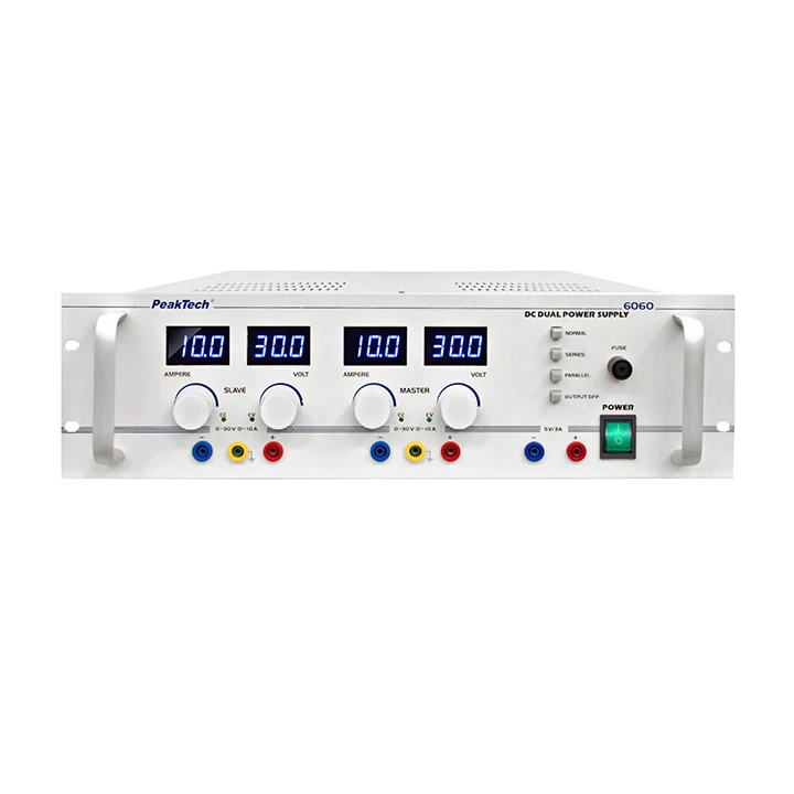 Napajanje PeakTech 6060, 2x(0-30VDC / 0-10ADC)
