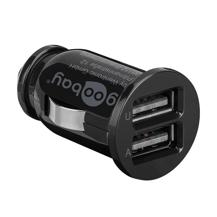 Naponski adapter, 12VDC/5VDC(2xUSB), 2.1ADC