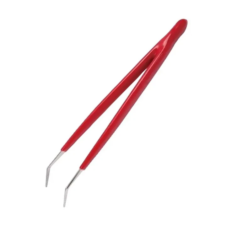 Pinceta 160mm metalna izolovana zakrivljena