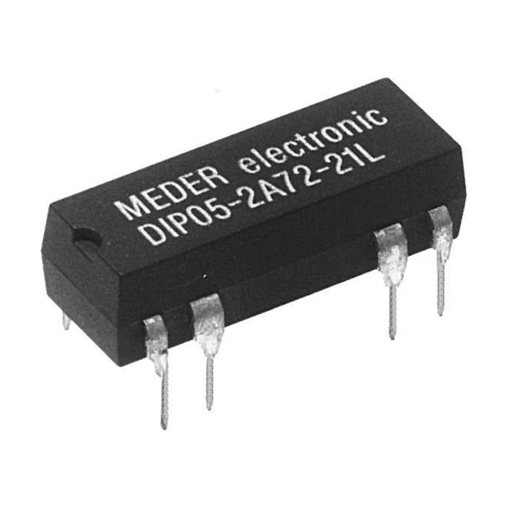 Reed DIP05-2A72-21L (5V, 2xR)