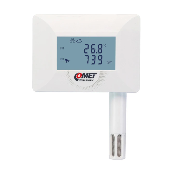 Termohigrometar sa CO2 senzorom i barometrom Comet TA7640, Ethernet, PoE