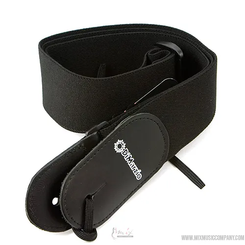 DiMarzio DD3100BK Cordura® Kaiš za gitaru sa kožnim krajevima