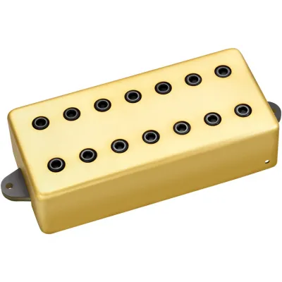 DiMarzio DP714SG+BK TITAN 7,BRIDGE,SATIN GOLD COVER,BLACK POLES Magnet za gitaru