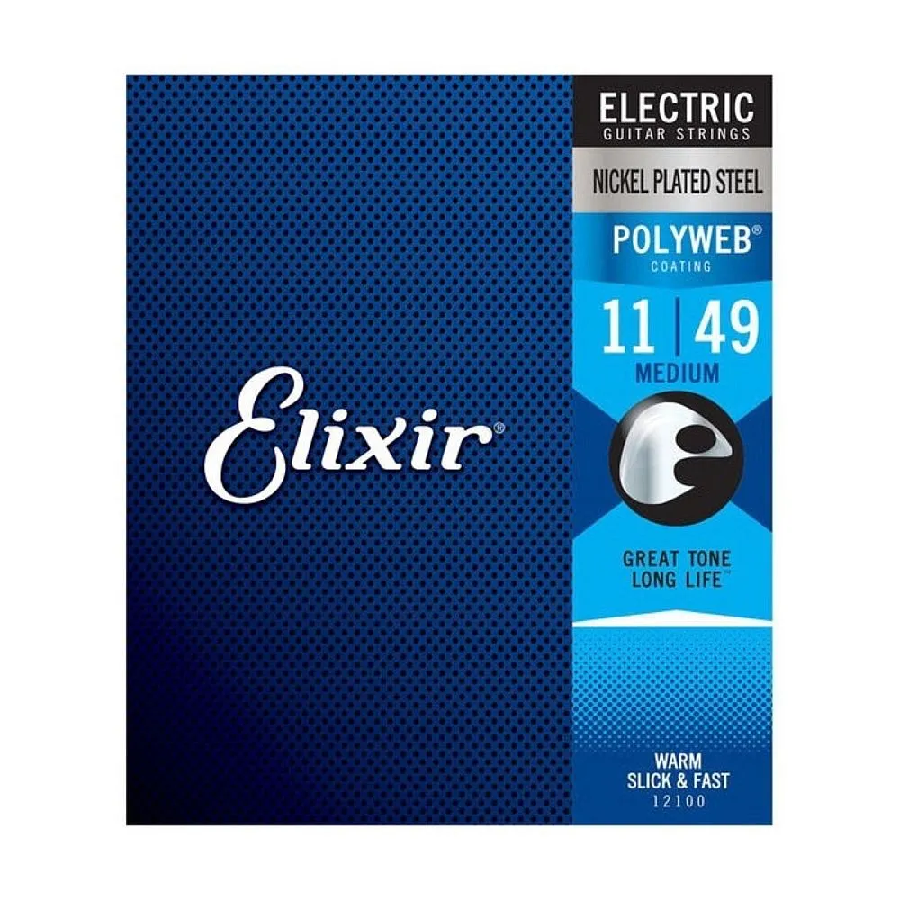 Elixir 12100 011/049 MED žice za električnu gitaru Polyweb serija