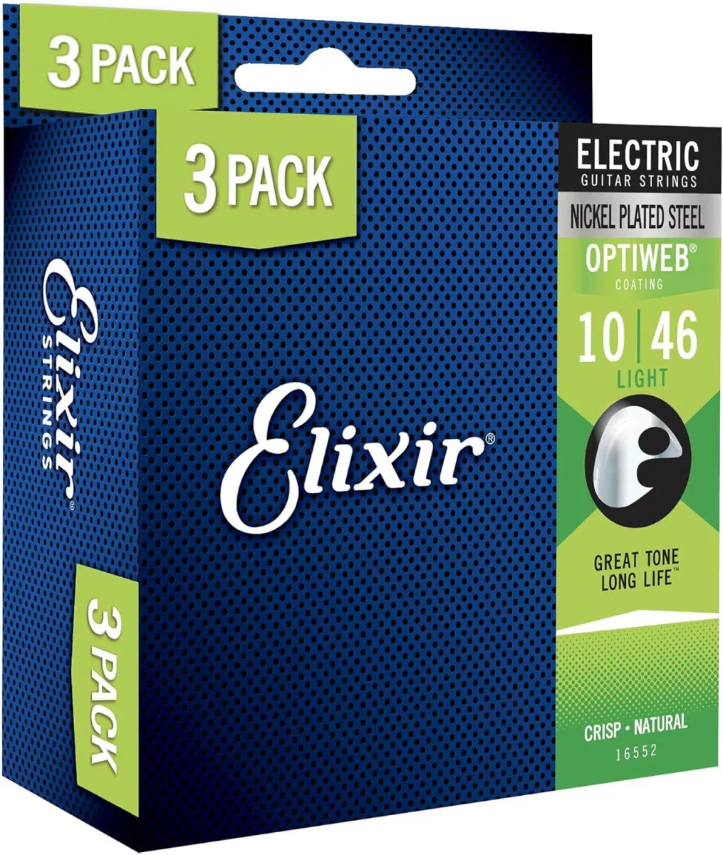 Elixir 19052 010/046 3 PACK 16552 Žice za električnu gitaru Optiweb 25% popust