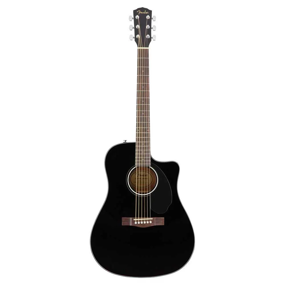 Fender CD-60SCE Dreadnought All-Mahogany Walnut Fingerboard Elektro-Akustična Gitara