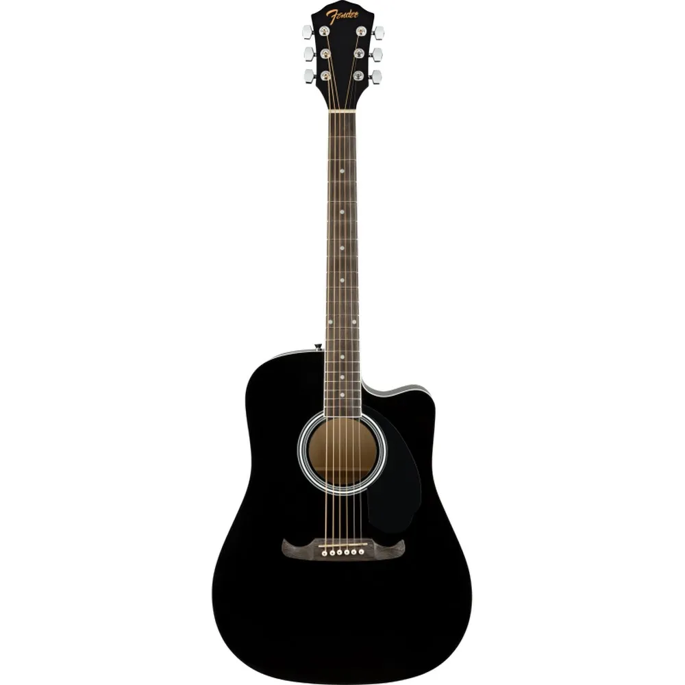 Fender FA-125CE Dreadnought Walnut Fingerboard Black Elektro-Akustična Gitara