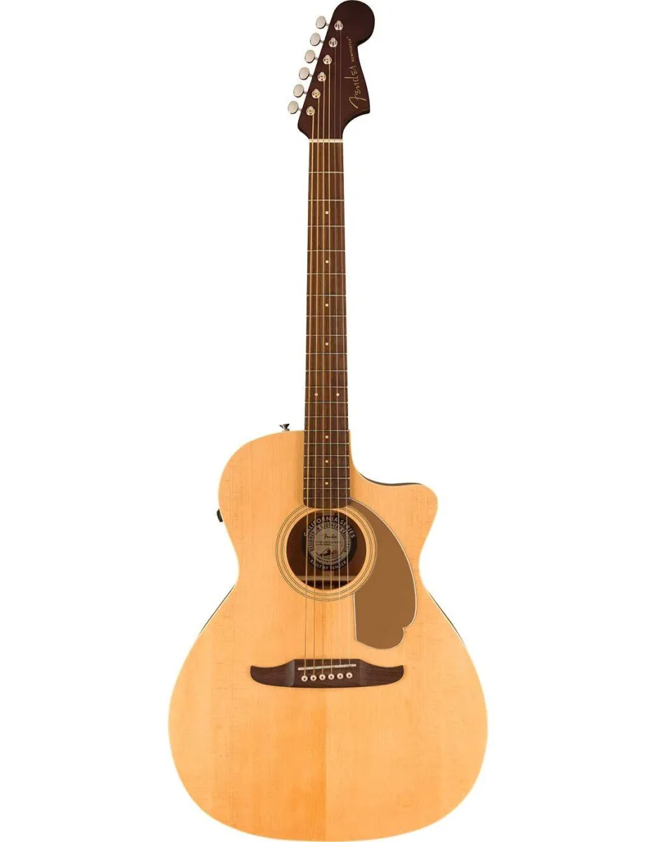 Fender Newporter Player Walnut Fingerboard Natural Elektro-Akustična Gitara