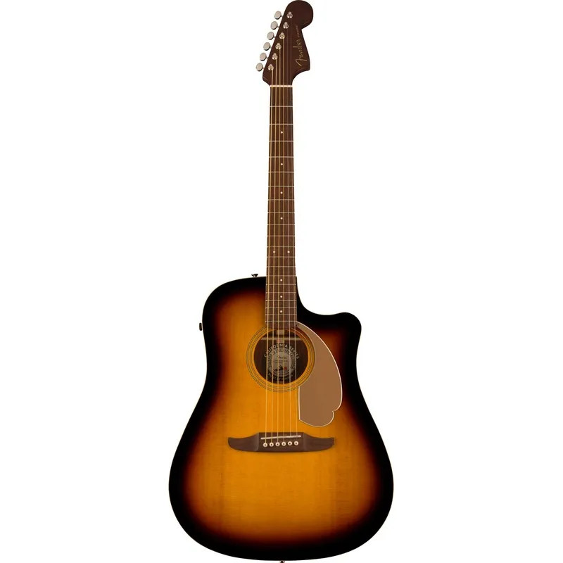 Fender Redondo Player Walnut Fingerboard Sunburst Elektro-Akustična Gitara