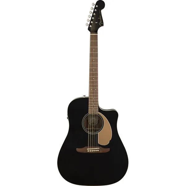 Fender Redondo Player WN Jetty Black Elektro-Akustična Gitara