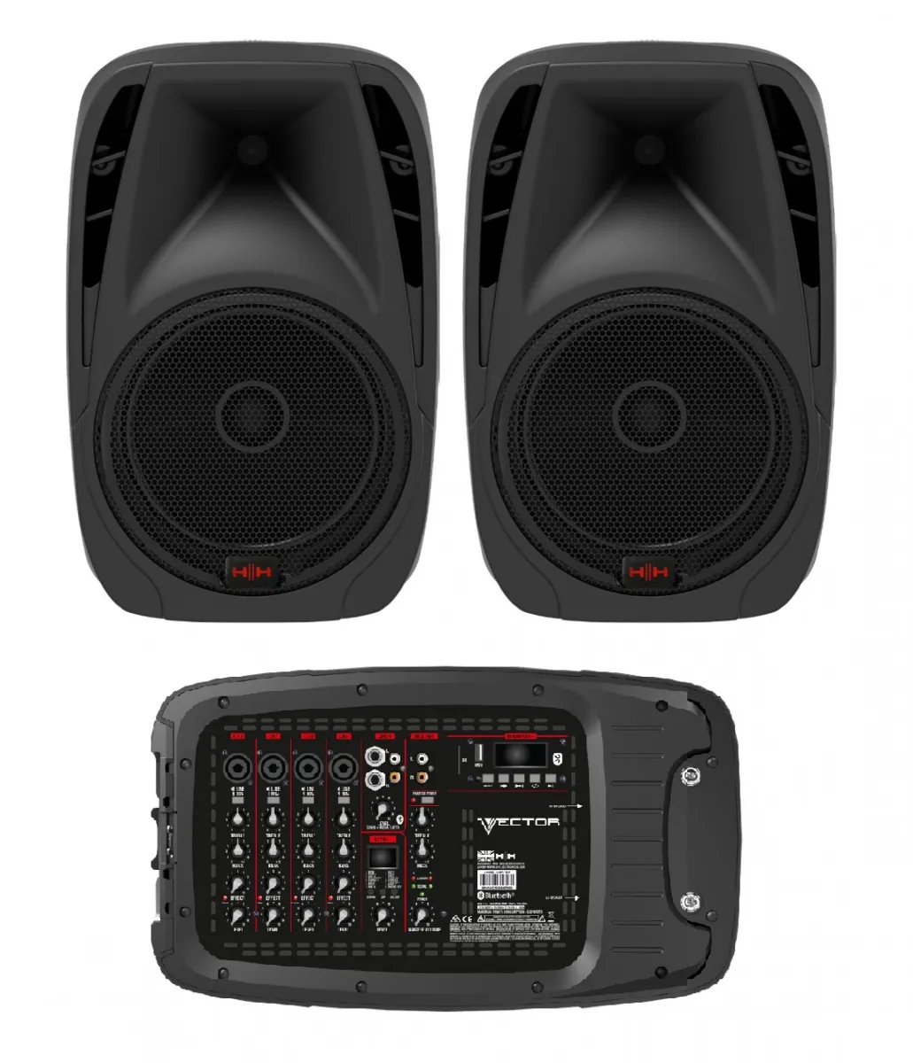 HH Electronics  VRC-210 Sistem ozvučenja dve kutije i mikseta