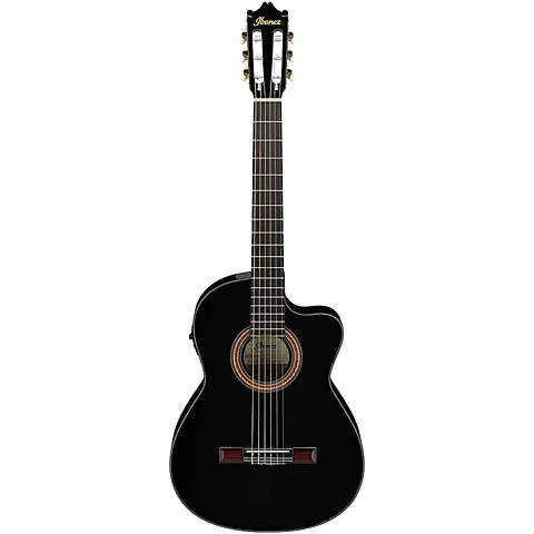 Ibanez GA11CE-BK Klasična ozvučena gitara Black High Gloss boja