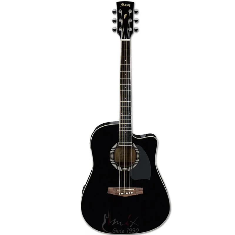 Ibanez PF15ECE-BK Drednaught Smreka Akustična ozvučena gitara