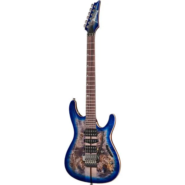 Ibanez S1070PBZ-CLB – Premium Električna Gitara sa Topom od Topole (Cerulean Blue Burst)