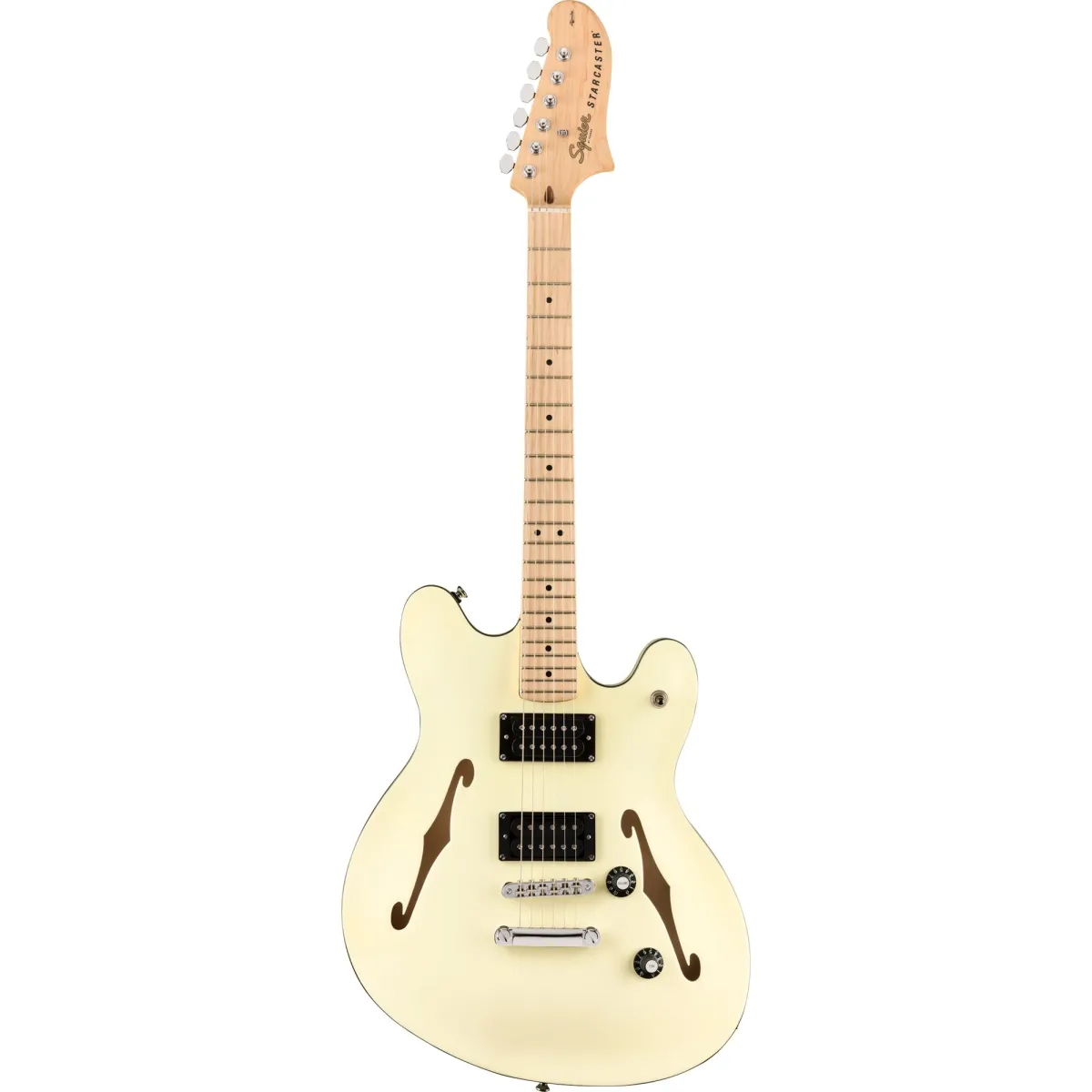 SQUIER by FENDER Affinity Series™ Starcaster® MN Olympic White Polu-akustična gitara